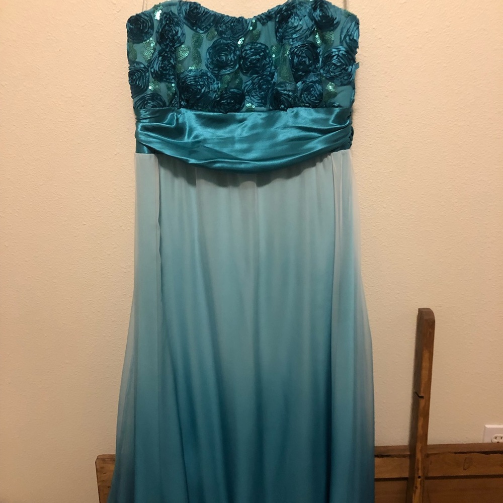 Long Strapless Dress